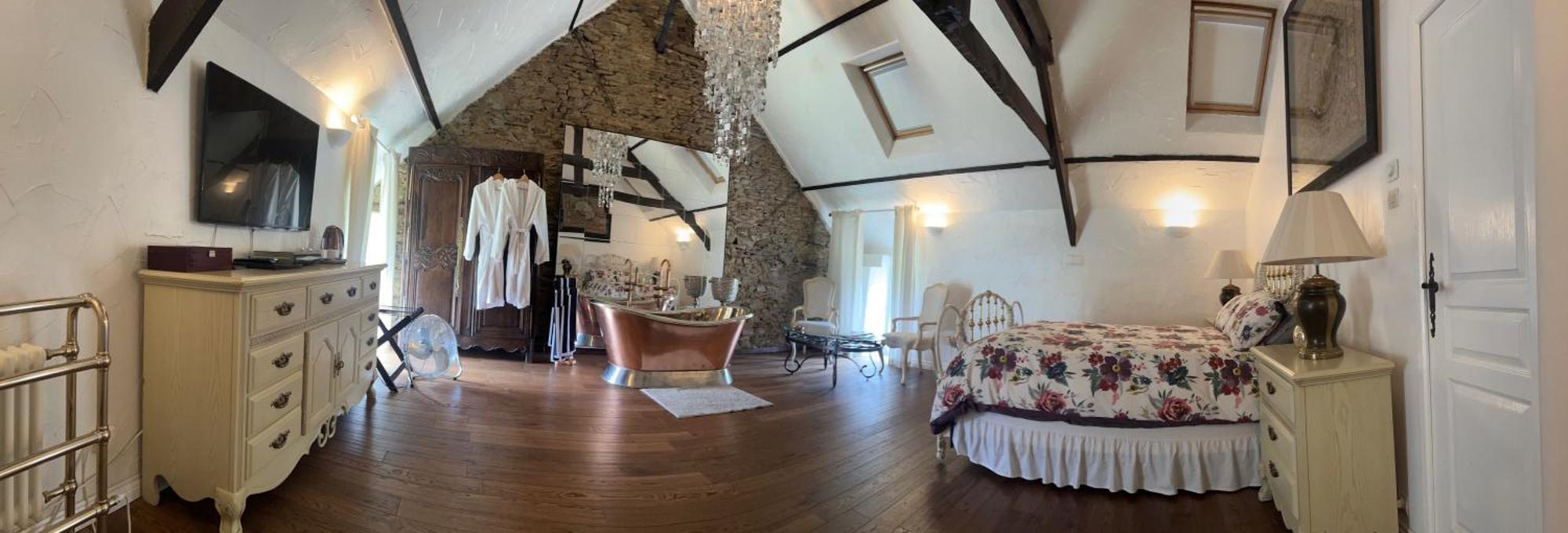 Chez Thomas 7 Route Du Monde Ancien Bed & Breakfast Saint-Georges-D'Aunay ภายนอก รูปภาพ